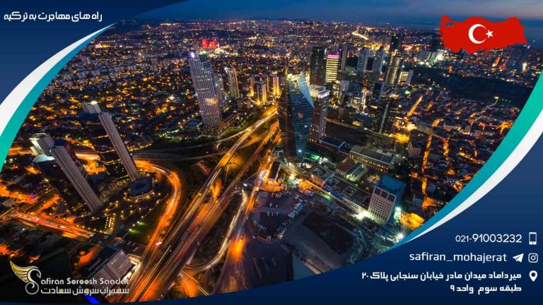 راه های مهاجرت به ترکیه