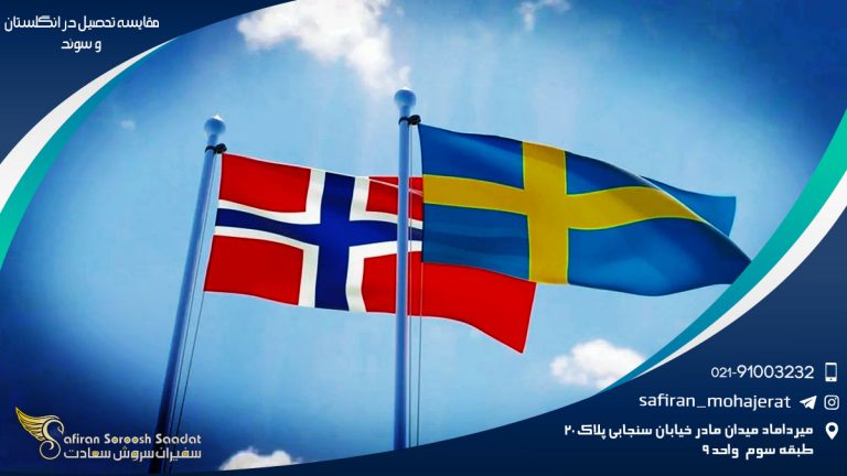 مقایسه تحصیل در انگلستان و سوئد