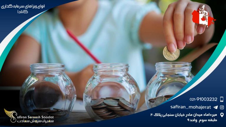 انواع ویزاهای سرمایه گذاری کانادا