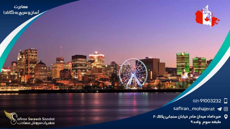مهاجرت آسان و سریع به کانادا