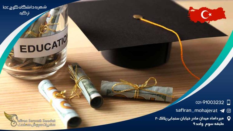 شهریه دانشگاه کوچ koc ترکیه