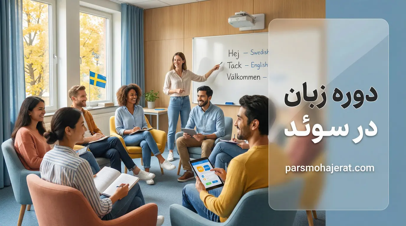 شرایط شرکت در دوره‌های زبان انگلیسی و سوئدی در سوئد 2026