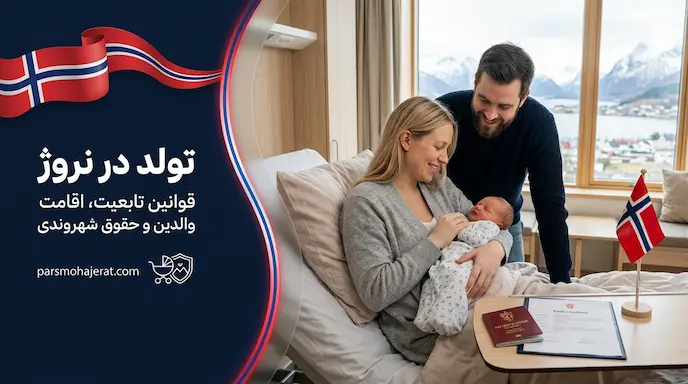 قوانین تولد در نروژ ۲۰۲۶ | بررسی تابعیت از طریق سیستم خون