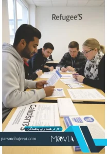 کار در هلند برای پناهندگان