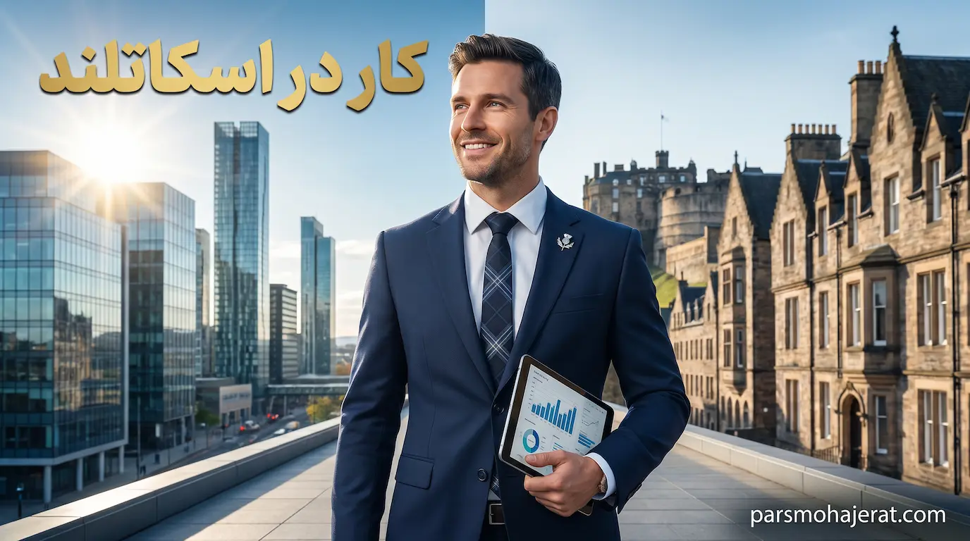 کار در اسکاتلند: ویزا، بازار کار و فرصت‌های شغلی ۲۰۲۶