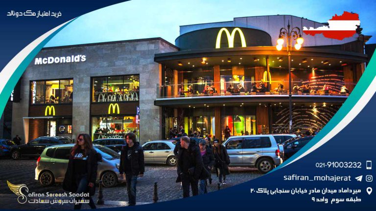 شرایط سرمایه گذاری و خرید امتیاز مک دونالد