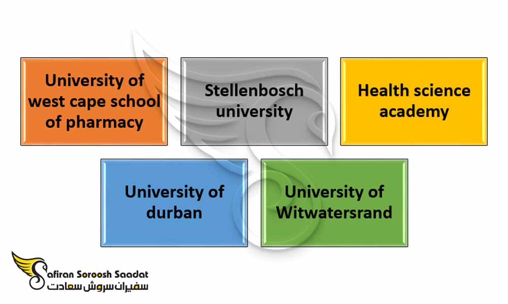دانشگاه های برتر دارو سازی در آفریقای جنوبی