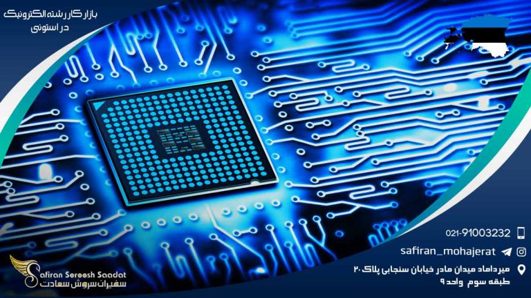 بازار کار رشته الکترونیک در استونی