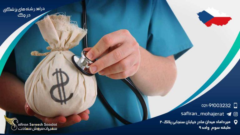 درآمد رشته های پزشکی در چک
