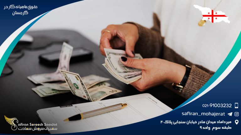 حقوق ماهیانه کار در گرجستان
