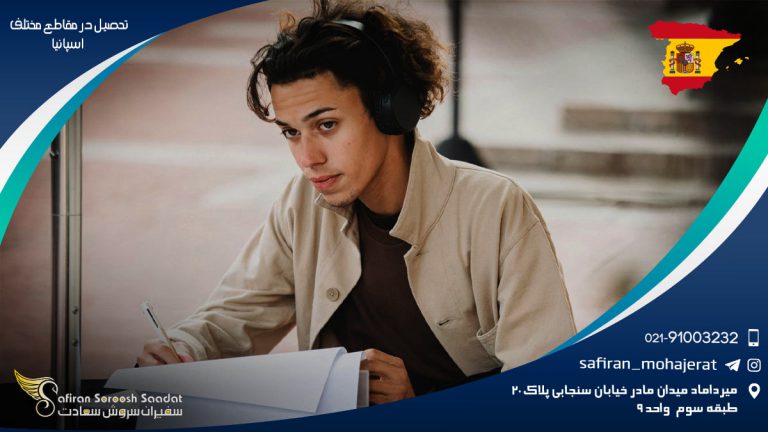 تحصیل در مقاطع مختلف در اسپانیا