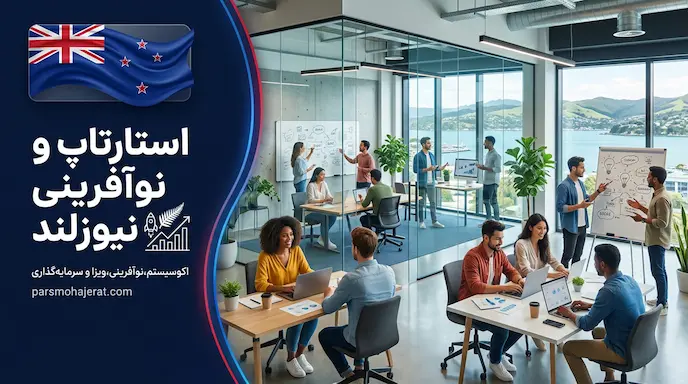 استارت آپ و نوآفرینی در نیوزلند ۲۰۲۶: ویزا، سرمایه، طرح تجاری و اقامت