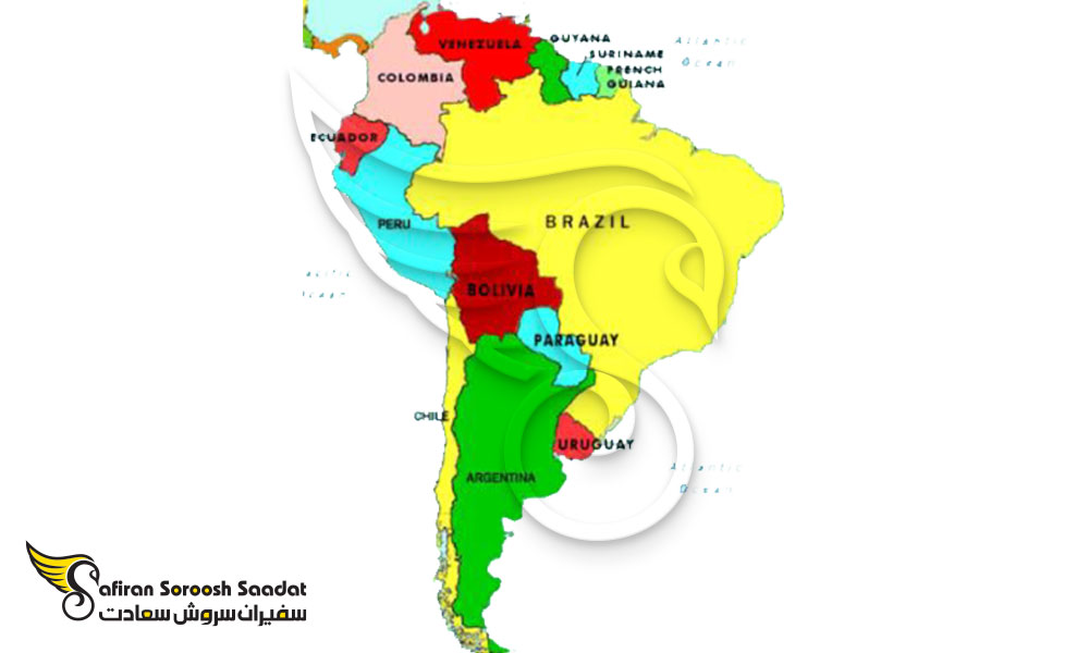 12 کشور آمریکای جنوبی