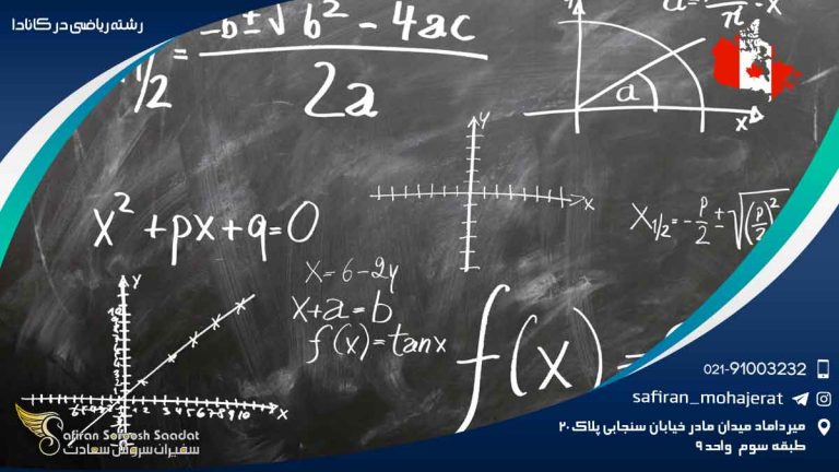 رشته های ریاضی در کانادا