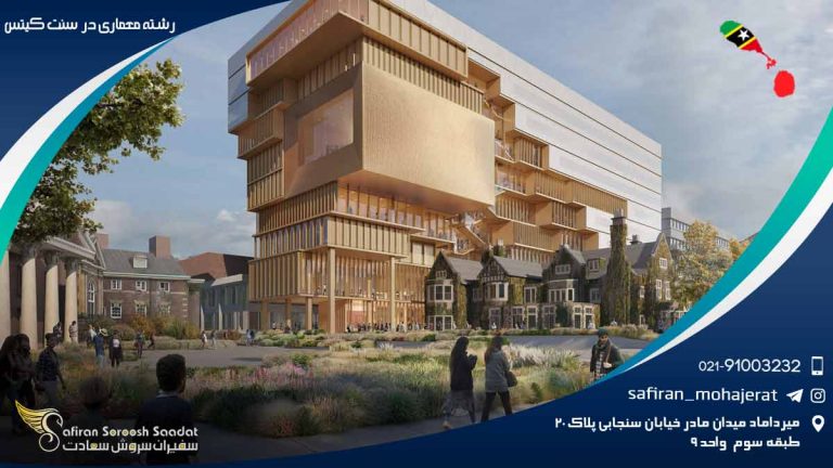 تحصیل رشته طراحی معماری در کالج فیتزروی سنت کیتس