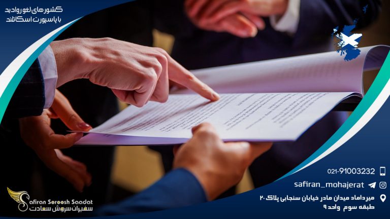 کشورهای لغو روادید با پاسپورت اسکاتلند