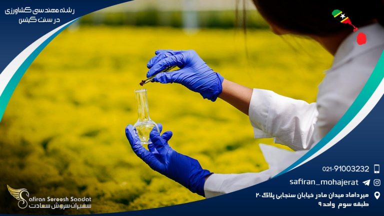 رشته مهندسی کشاورزی در سنت کیتس