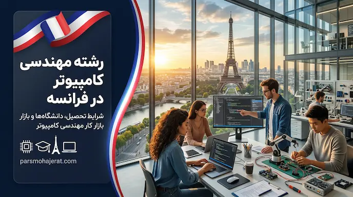 رشته مهندسی کامپیوتر در فرانسه | تحصیل، بازار کار و درآمد (2026)
