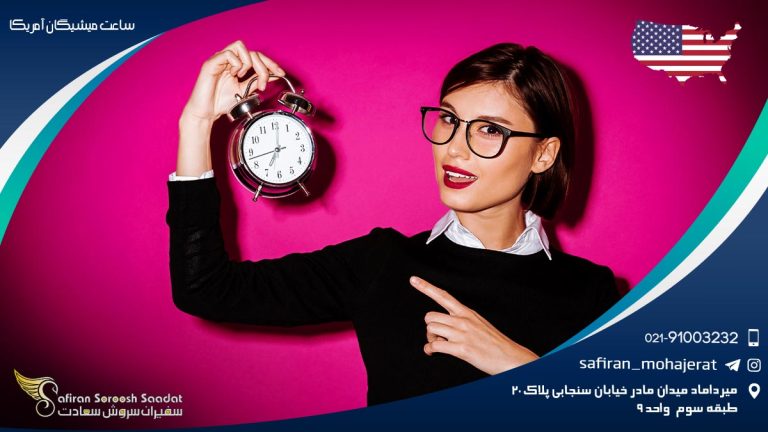 ساعت میشیگان آمریکا