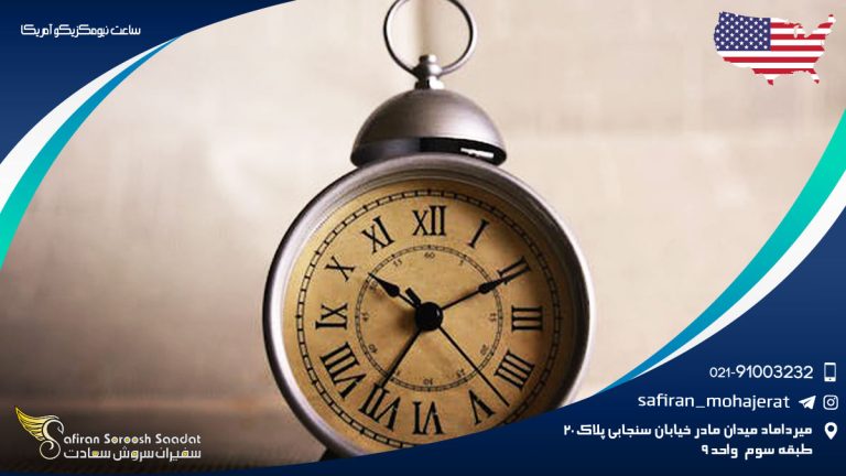 ساعت نیومکزیکو آمریکا