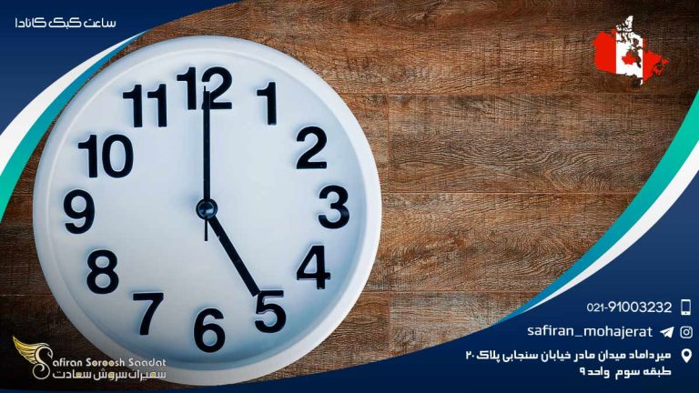 ساعت کبک کانادا