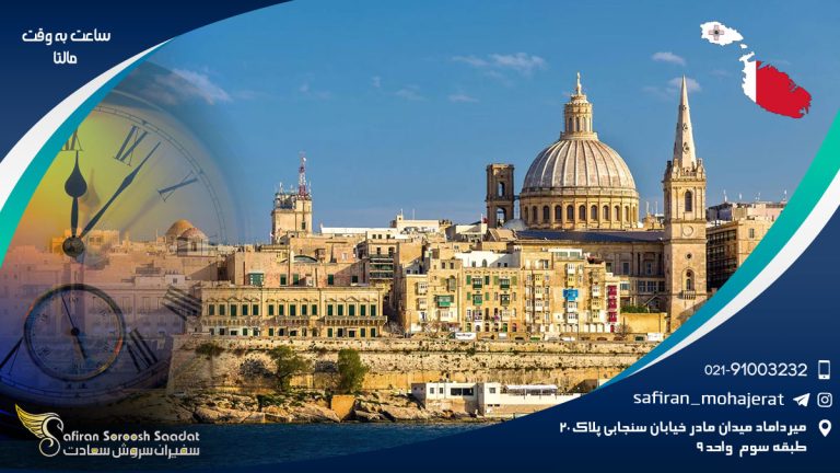 ساعت به وقت مالتا
