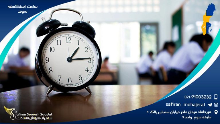 ساعت استکهلم سوئد