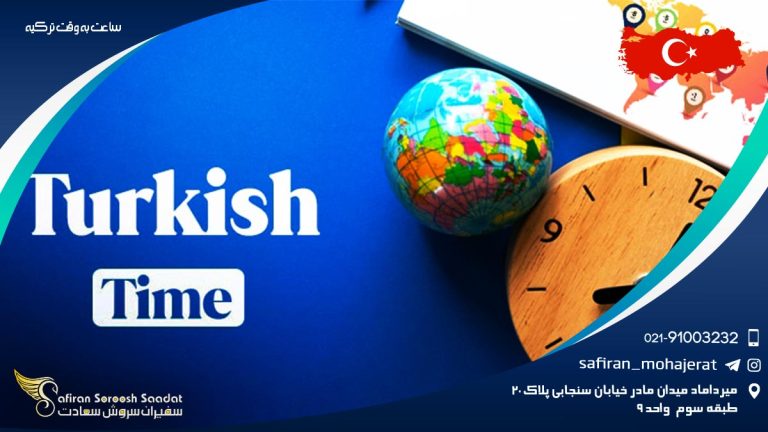 ساعت به وقت ترکیه