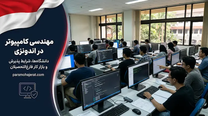 رشته مهندسی کامپیوتر در اندونزی | شرایط تحصیل، بازار کار و درآمد ۲۰۲۶