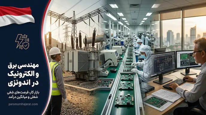 بازار کار مهندسی برق و الکترونیک در اندونزی (آپدیت ۲۰۲۶)
