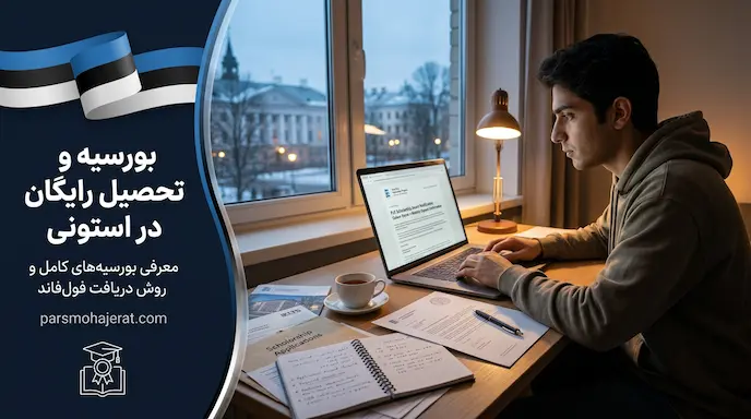 بورسیه تحصیلی و دانشگاه های رایگان استونی (فول فاند 2026)