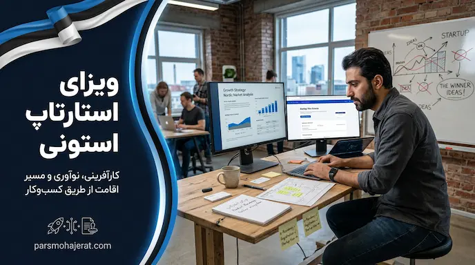 ویزای استارتاپ و کارآفرینی در استونی | اقامت و ثبت شرکت (آپدیت 2026)