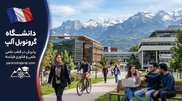 دانشگاه گرونوبل آلپ Grenoble Alpes فرانسه | راهنمای پذیرش، رنکینگ و رشته‌ها ۲۰۲۶