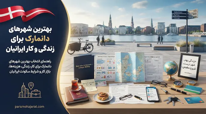 بهترین شهرهای دانمارک برای زندگی و کار ایرانیان (آپدیت ۲۰۲۶)
