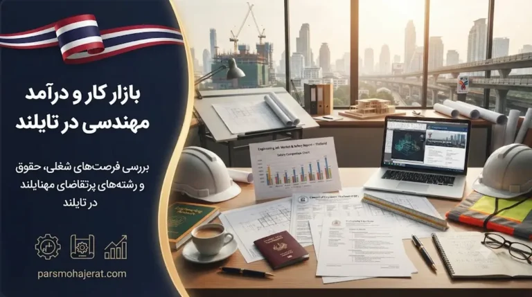 راهنمای بازار کار و درآمد مهندسان در تایلند ۲۰۲۶ | برق، عمران، نرم‌افزار