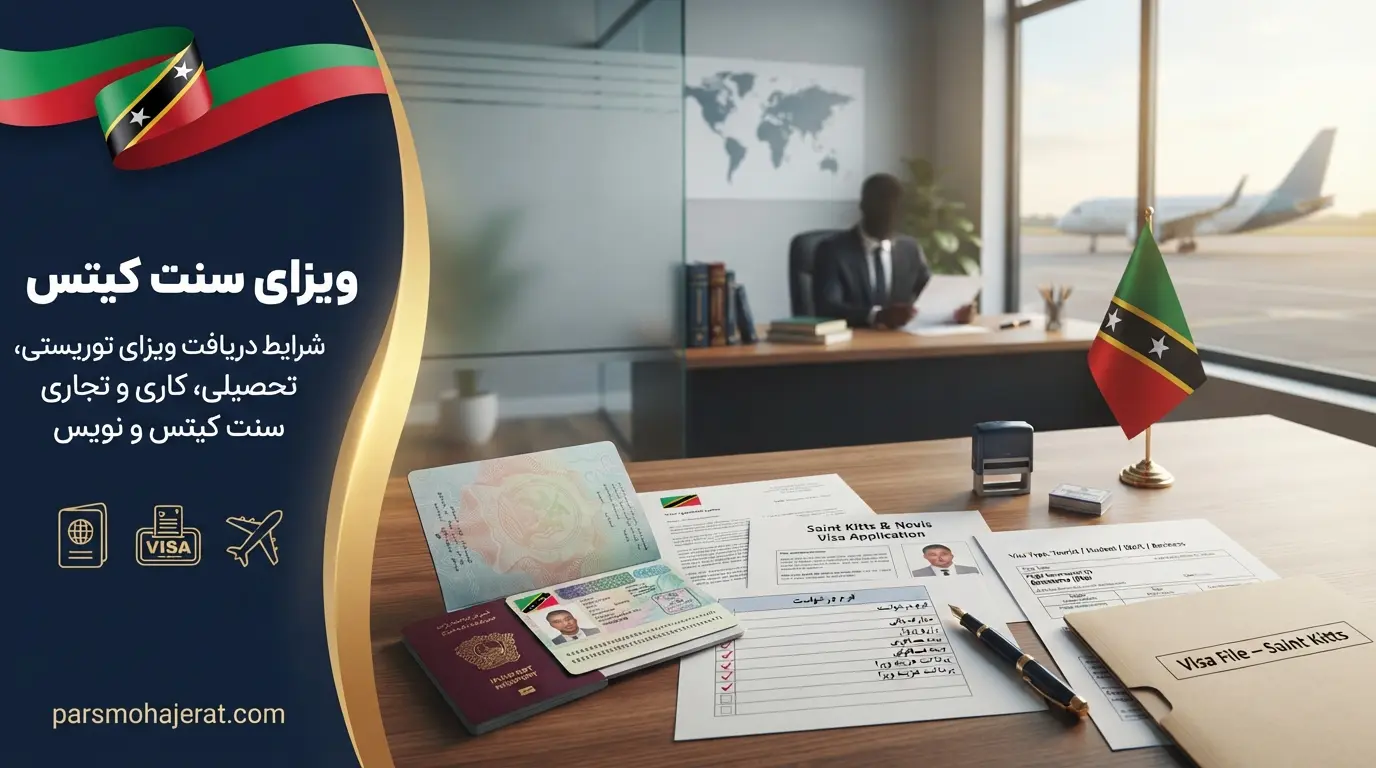 راهنمای دریافت انواع ویزای سنت کیتس، وقت سفارت و هزینه‌ها ۲۰۲۶