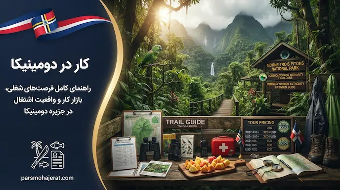 ویزای کار دومینیکا ۲۰۲۶ | راهنمای استخدام و اقامت