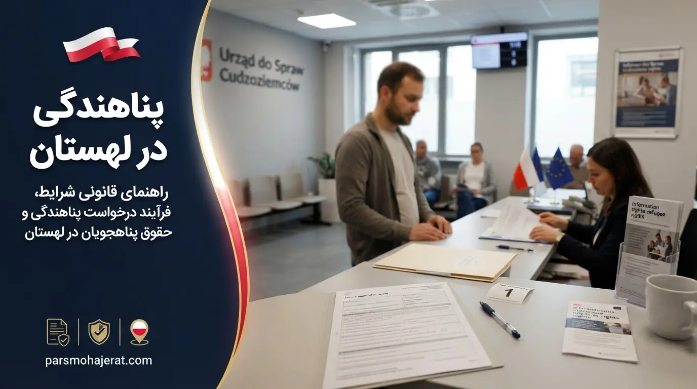 خطرات مهاجرت غیرقانونی و مراحل حقوقی درخواست پناهندگی در لهستان