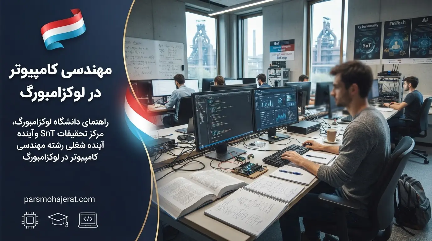 تحصیل و بازار کار رشته های علوم و مهندسی کامپیوتر در لوکزامبورگ 2026
