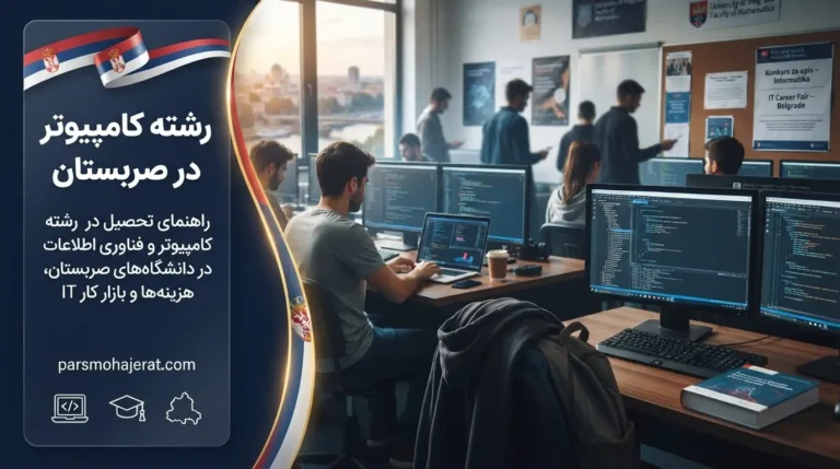تحصیل رشته کامپیوتر در صربستان (دانشگاه‌ها و درآمد ۲۰۲۶)