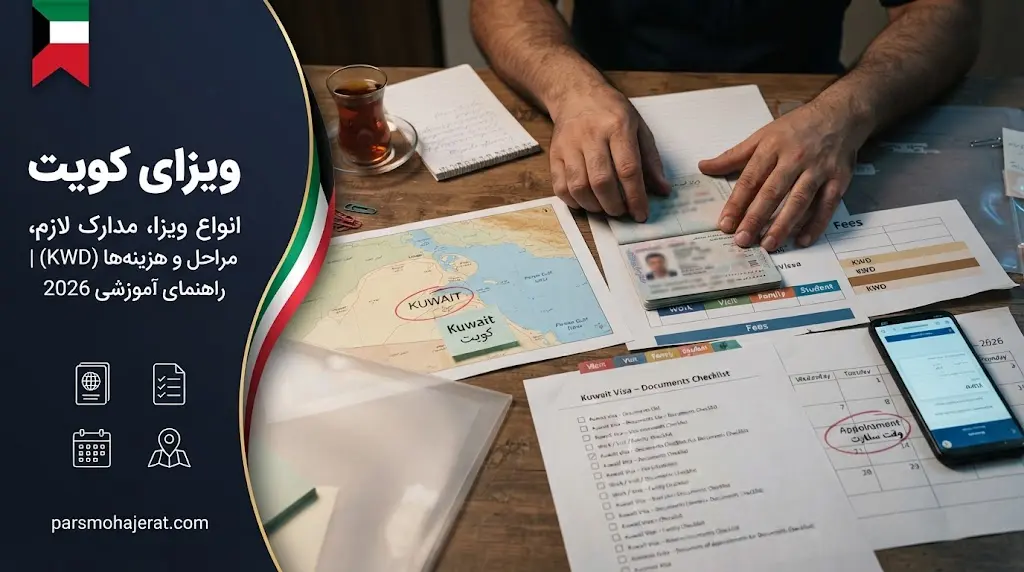 شرایط اخذ انواع ویزای کویت توریستی و کاری و هزینه سفارت در سال 2026