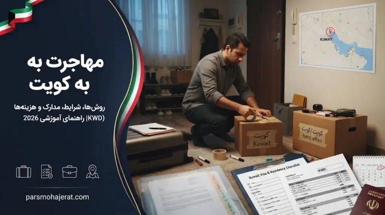 🇰🇼 راهنمای جامع مهاجرت به کویت ۲۰۲۶ | همه مسیرهای ورود و واقعیت‌های پنهان
