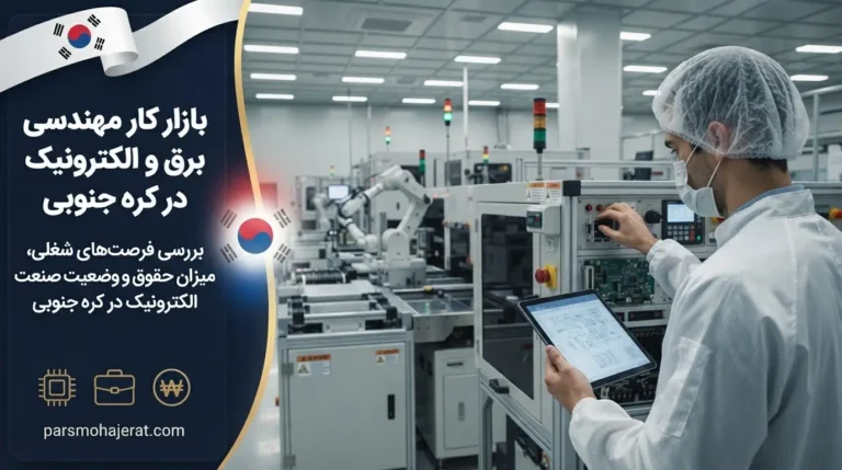 صفر تا صد استخدام مهندس برق و الکترونیک در کره جنوبی