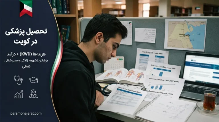 راهنمای تحصیل پزشکی در کویت ۲۰۲۶ (شرایط پذیرش، هزینه‌ها و درآمد)