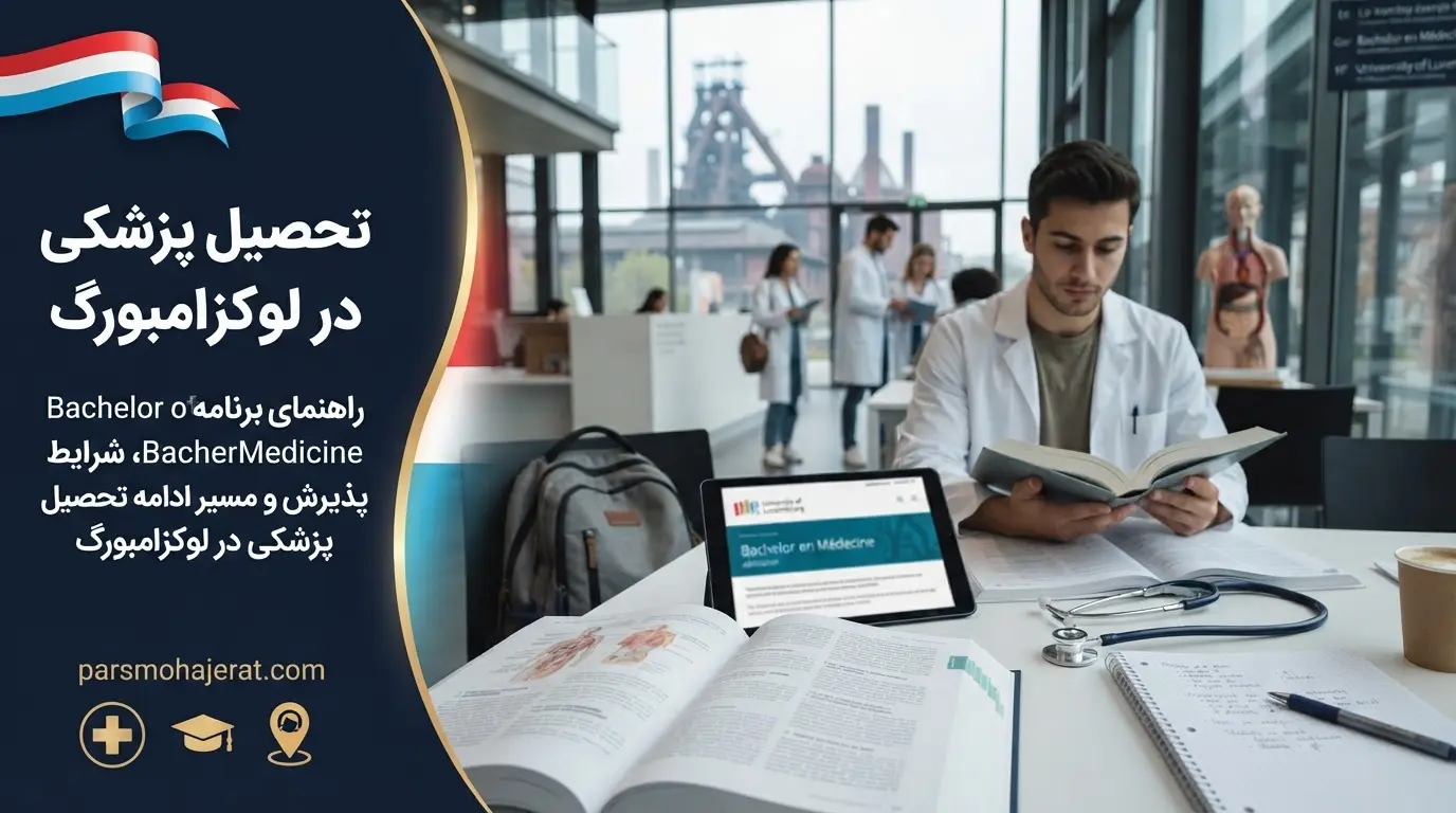 راهنمای جامع تحصیل رشته های پزشکی و دندانپزشکی در لوکزامبورگ 2026