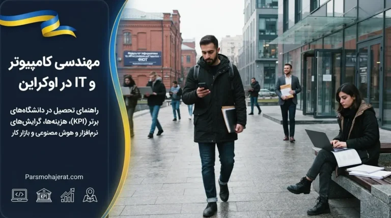 🇺🇦 تحصیل مهندسی کامپیوتر و IT در اوکراین ۲۰۲۶ + بازار کار