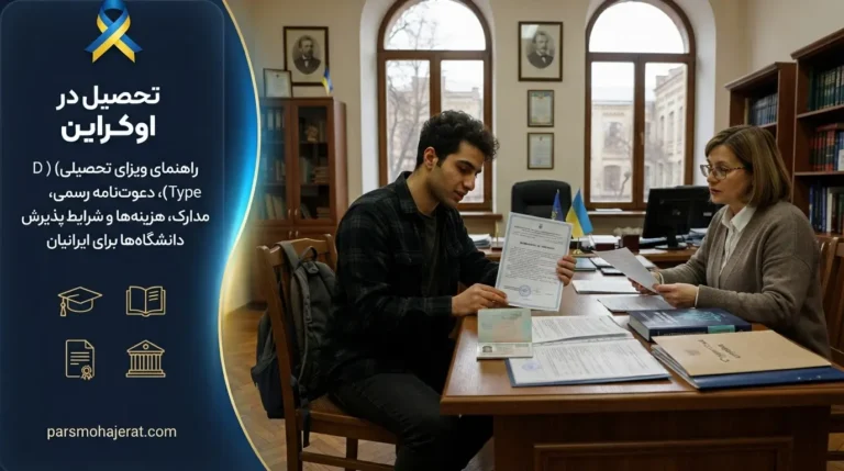 🇺🇦 راهنمای جامع تحصیل در اوکراین ۲۰۲۶ | از پذیرش تا ویزای دانشجویی