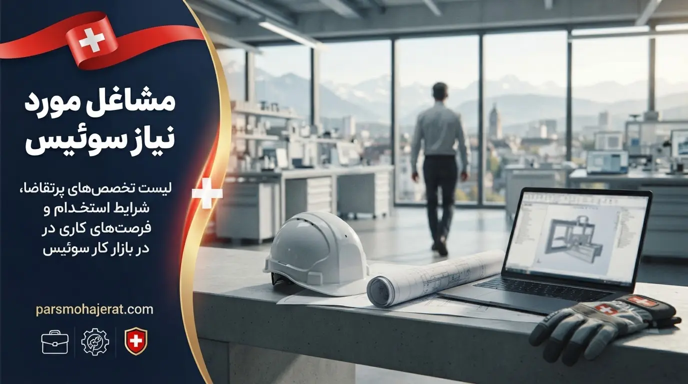 لیست مشاغل مورد نیاز و پرتقاضا در سوئیس به همراه حقوق